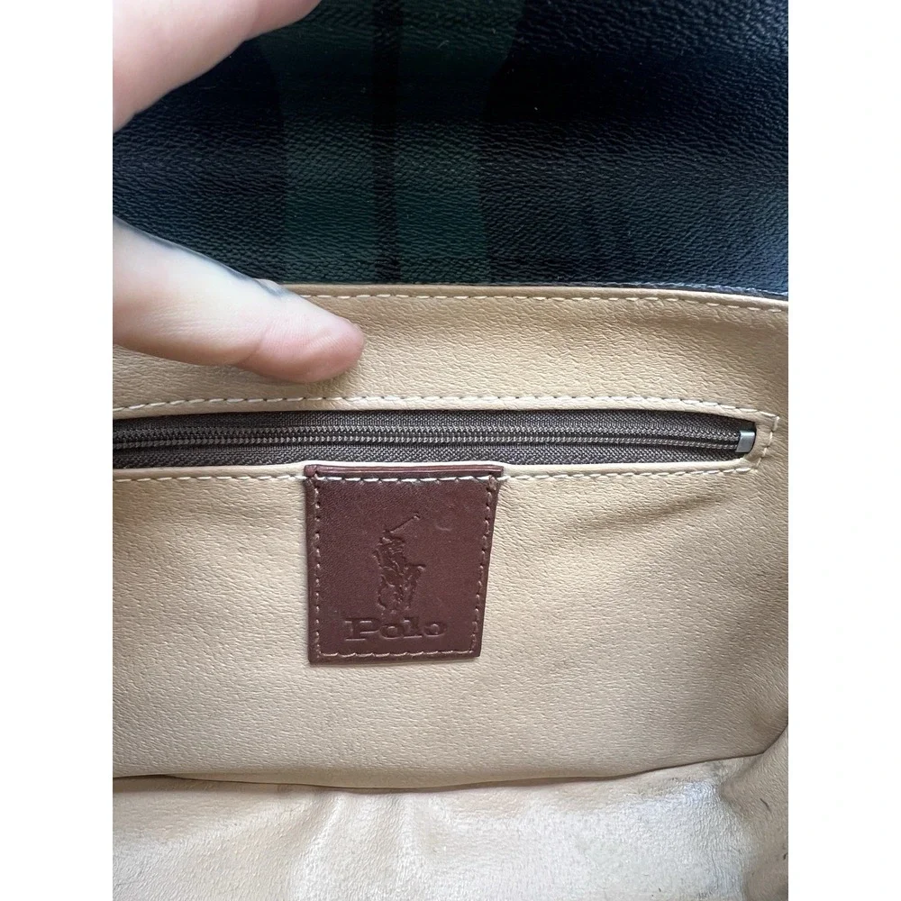 Vintage‎ POLO Ralph Lauren Plaid Shoulder Bag